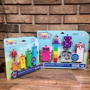 Hand2mind NumberBlocks Friends 1- 4 & 6-10 Action Figure 2 Play Sets